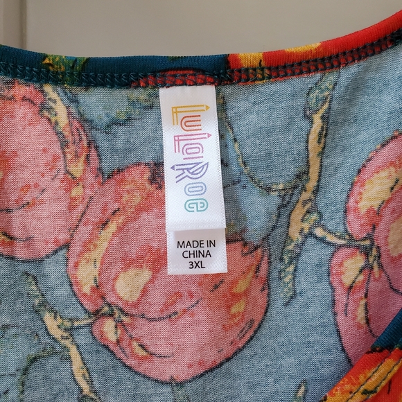 LuLaRoe Pumpkin Classic Tee Shirt Top, 3XL - Picture 4 of 5